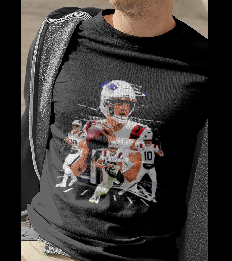 Drake Maye 2026 Highlights Football Quarterback Moments T-Shirt