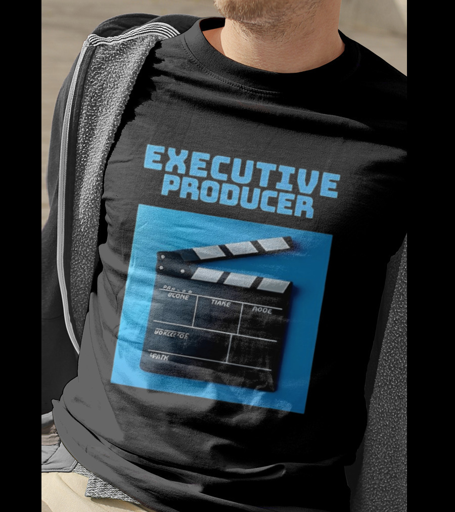 Executive Producer Clapper Board Iconic Movie Director T-Shirt
