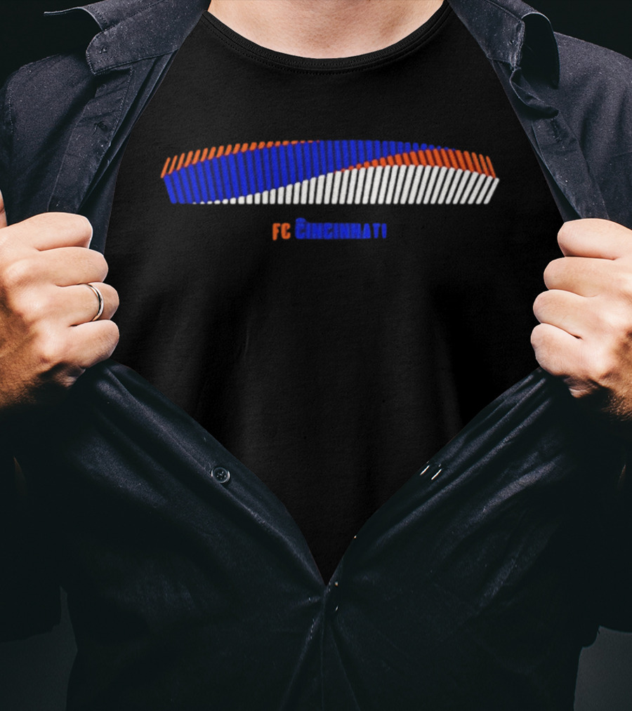 FC Cincinnati Stadium Lights Good Vibes Only T-Shirt