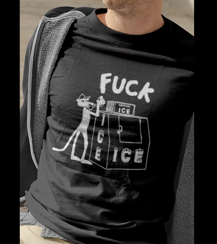 Fuck ICE Pink Panther Iconic Protest T-Shirt