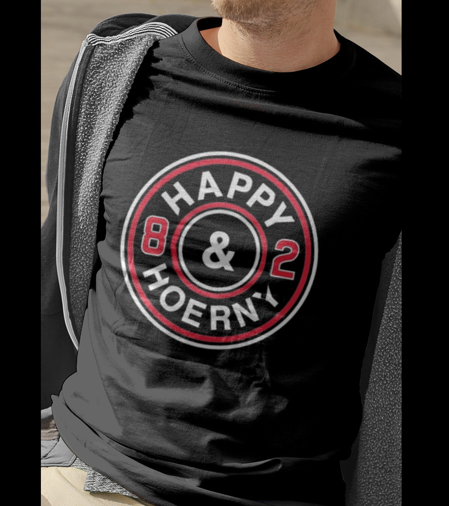 Happy Hoerny 82 Vintage Sports Inspired Circle T-Shirt