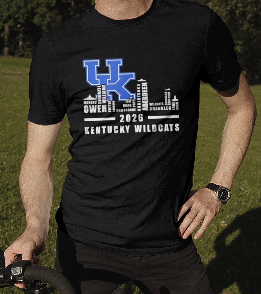 Kentucky Wildcats UK Logo 2026 Skyline Owen Players T-Shirt