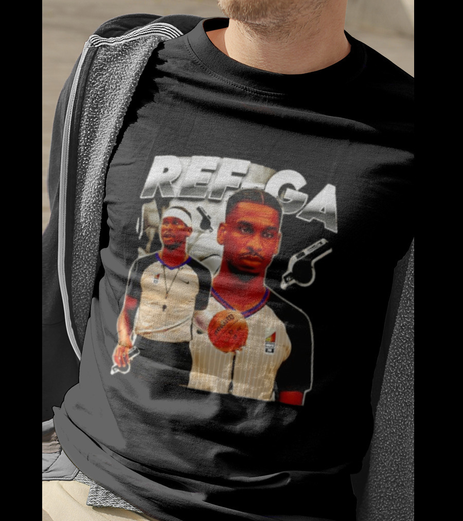 Shai Gilgeous Alexander Basketball Referee Whistle Court Game T-Shirt