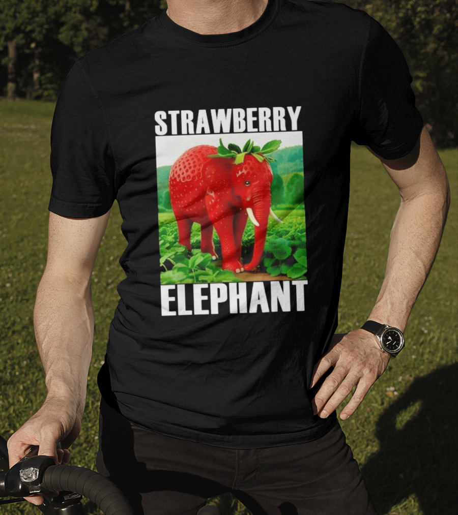 Strawberry Elephant Brainrot T-Shirt