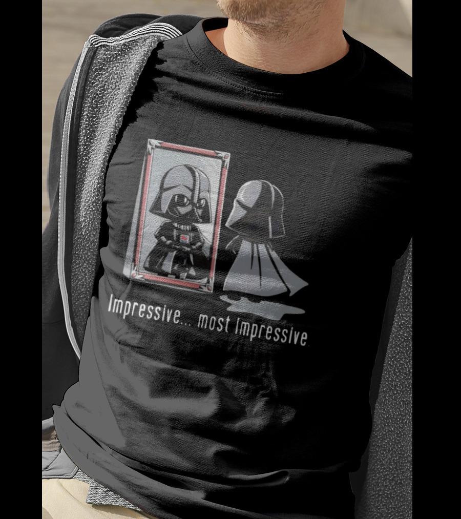 Impressive Most Impressive Darth Vader Mirror Reflection T-Shirt