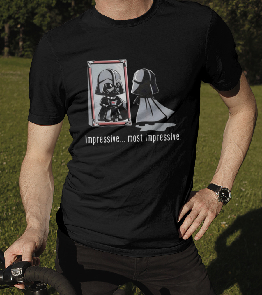 Impressive Most Impressive Darth Vader Mirror Reflection T-Shirt
