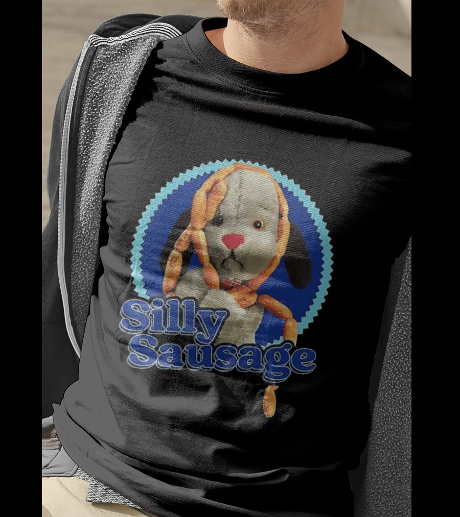 Silly Sausage Sooty Sweep Character Humor T-Shirt