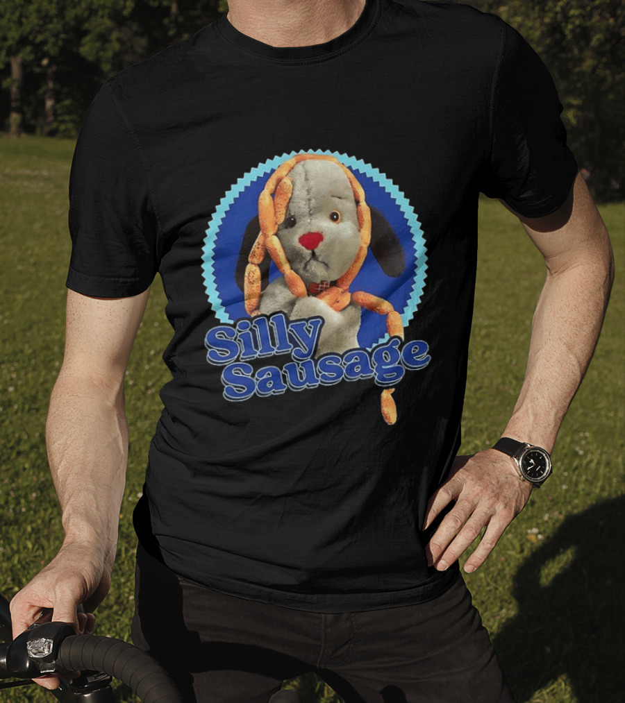 Silly Sausage Sooty Sweep Character Humor T-Shirt