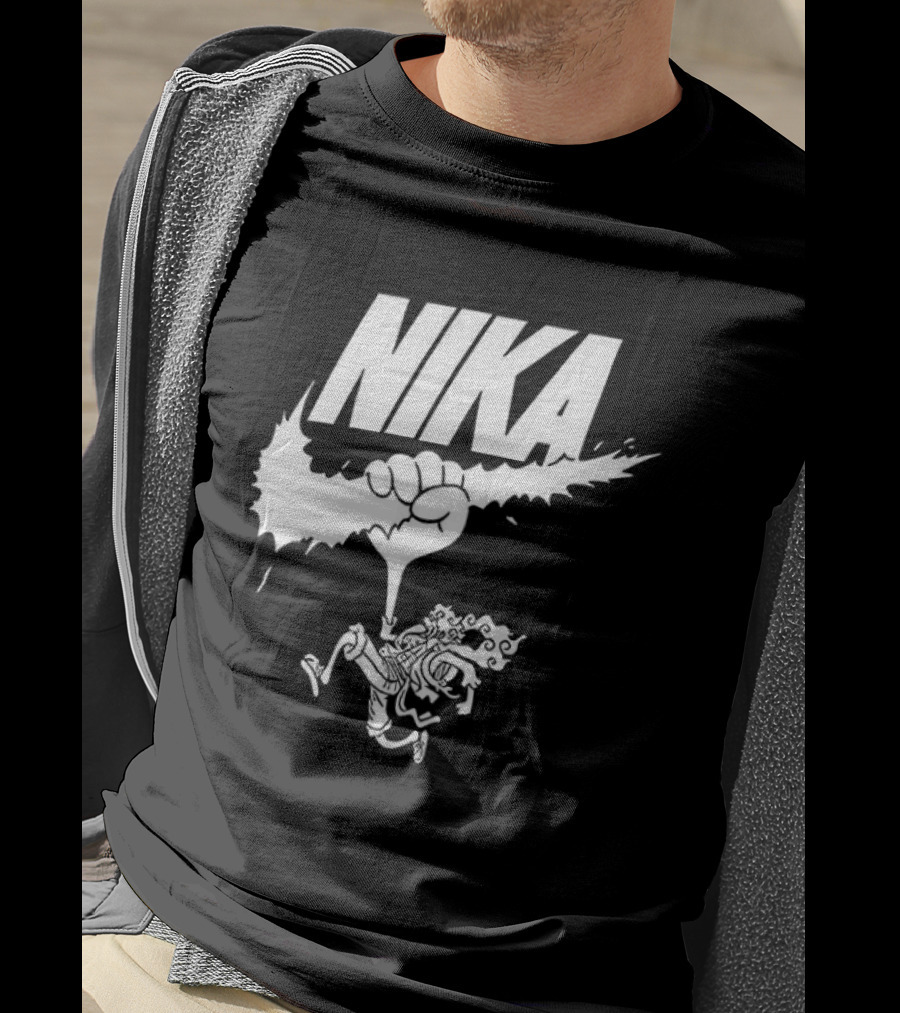 Nika Sun God One Piece Fist Logo Anime T-Shirt