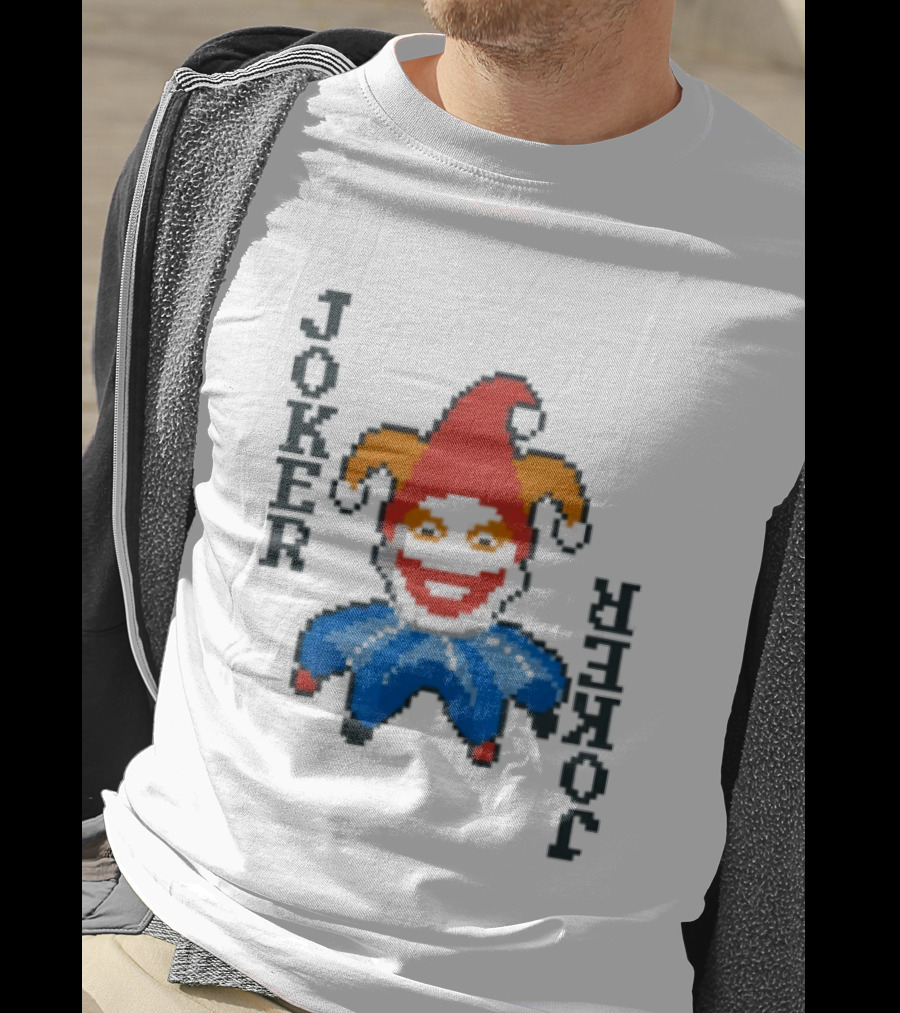 Balatro's Pixel Art Jimbo Jester Joker T-Shirt