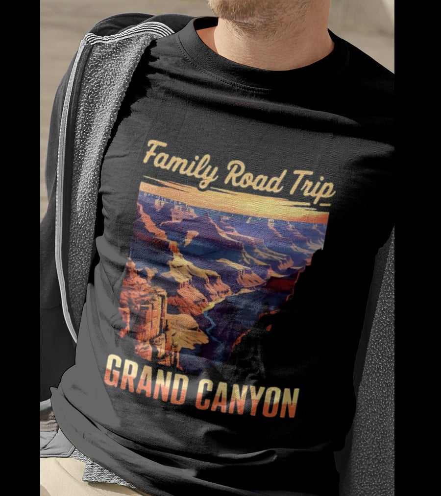 Family Road Trip Grand Canyon National Park Adventure T-Shirt