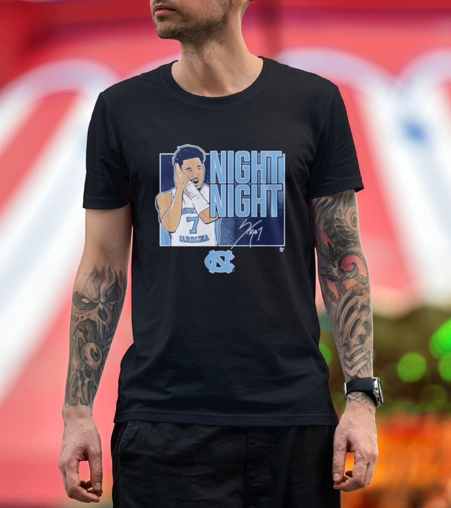 Seth Trimble Night Night North Carolina Tar Heels Basketball UNC T-Shirt
