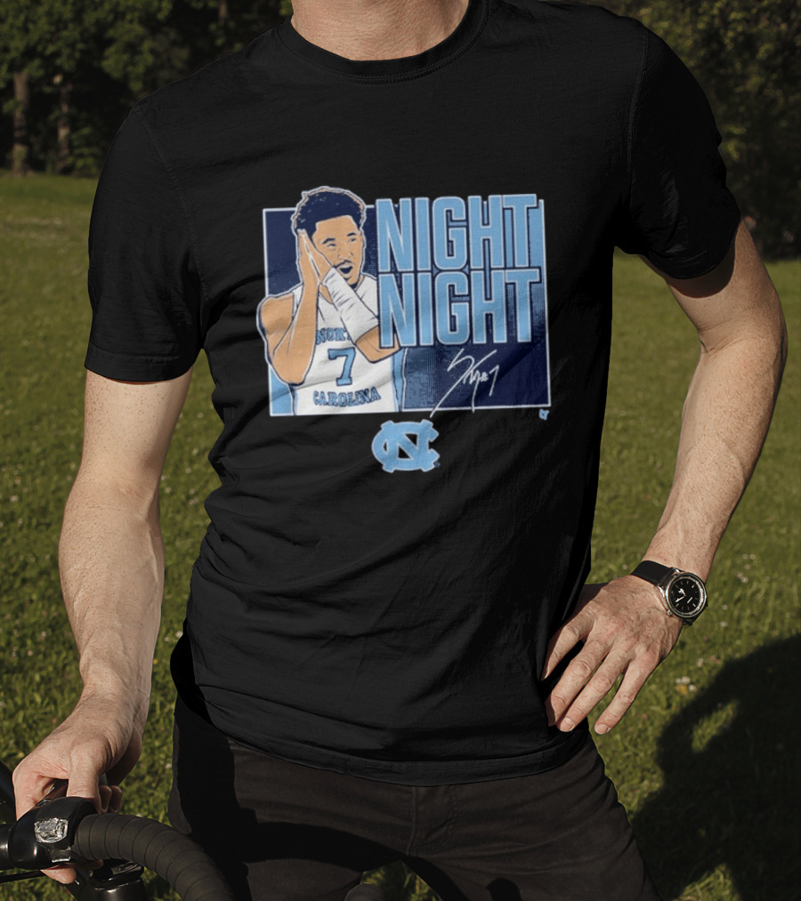 Seth Trimble Night Night North Carolina Tar Heels Basketball UNC T-Shirt