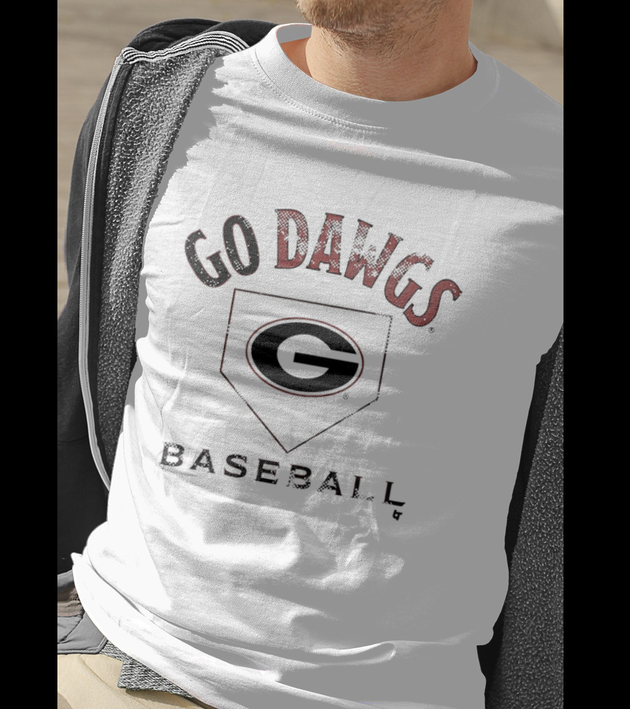 Go Dawgs Georgia Baseball G Logo Home Plate 2026 T-Shirt