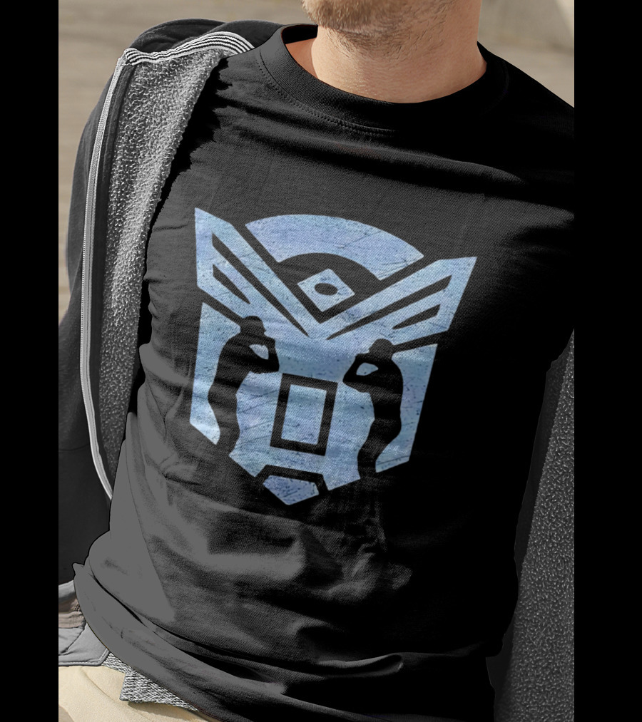 Autobats Baseball Transformers Logo Fusion T-Shirt