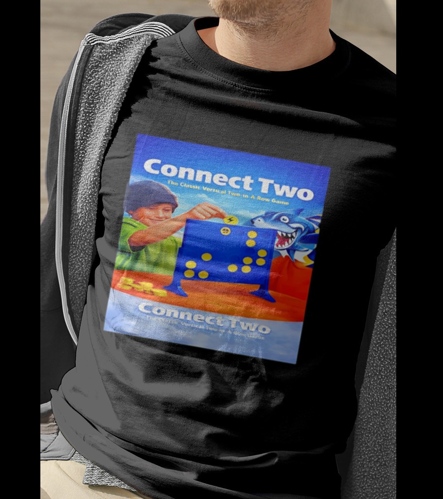 Connect Two The Classic Vertical Two In A Row Game T-Shirt