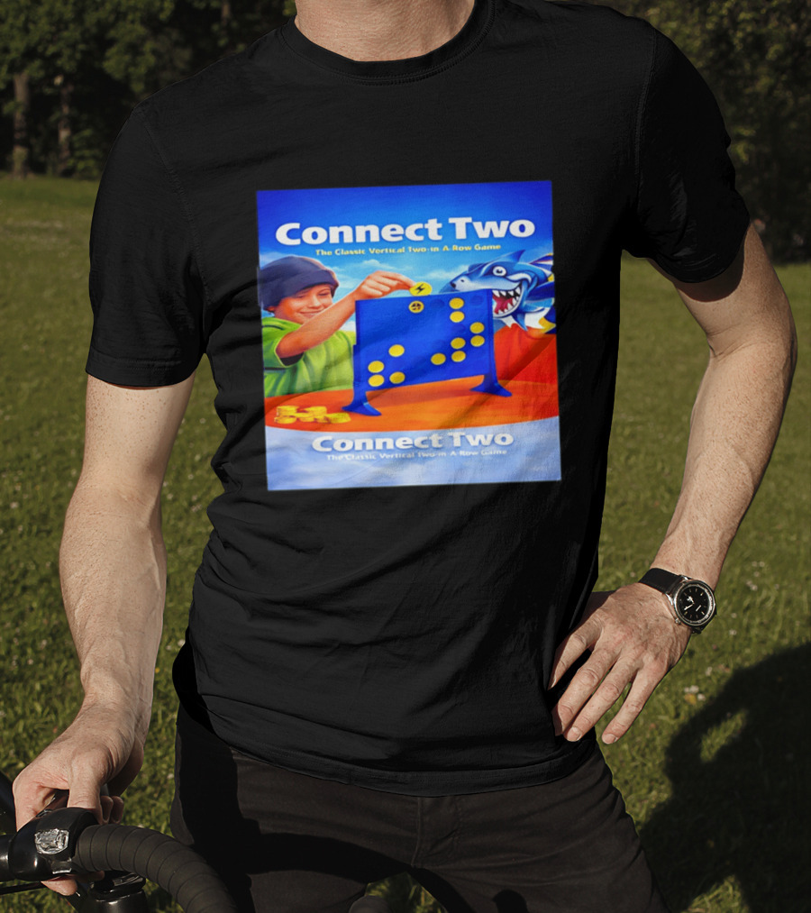 Connect Two The Classic Vertical Two In A Row Game T-Shirt