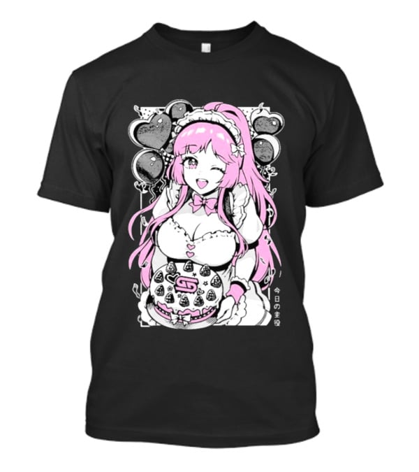 Gamer Supps Waifu Birthday Girl 10th Anniversary Celebration T-Shirt