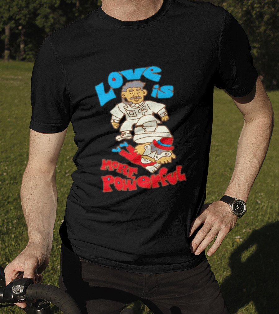 Love Is More Powerful Sam Lane 04 Football Tackle Cartoon T-Shirt