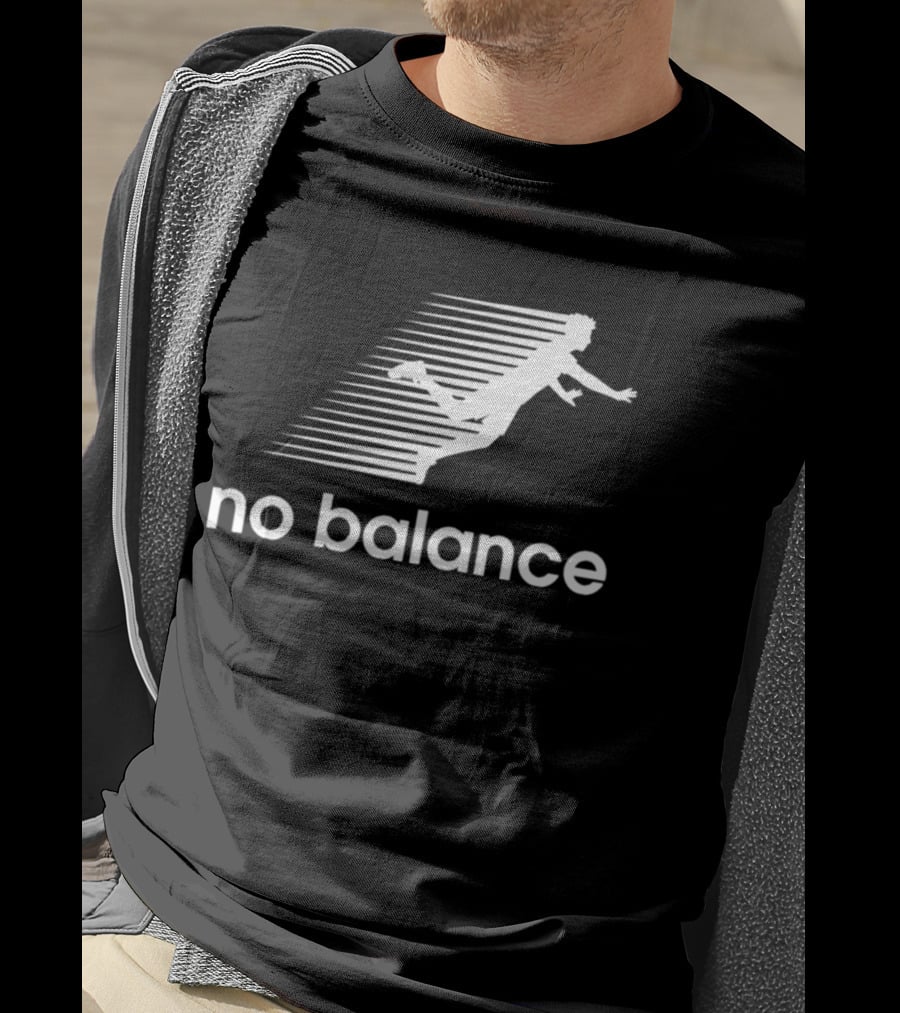 No Balance Soccer Player Speed Line Motion 26 T-Shirt