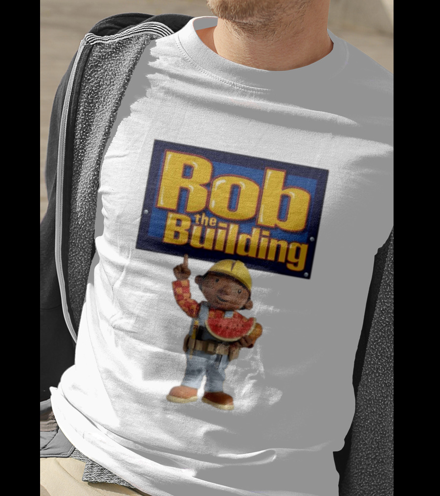 Rob The Building Watermelon Character Fun T-Shirt