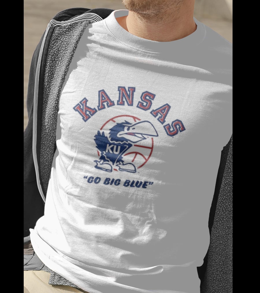 Kansas Jayhawks Basketball Go Big Blue T-Shirt