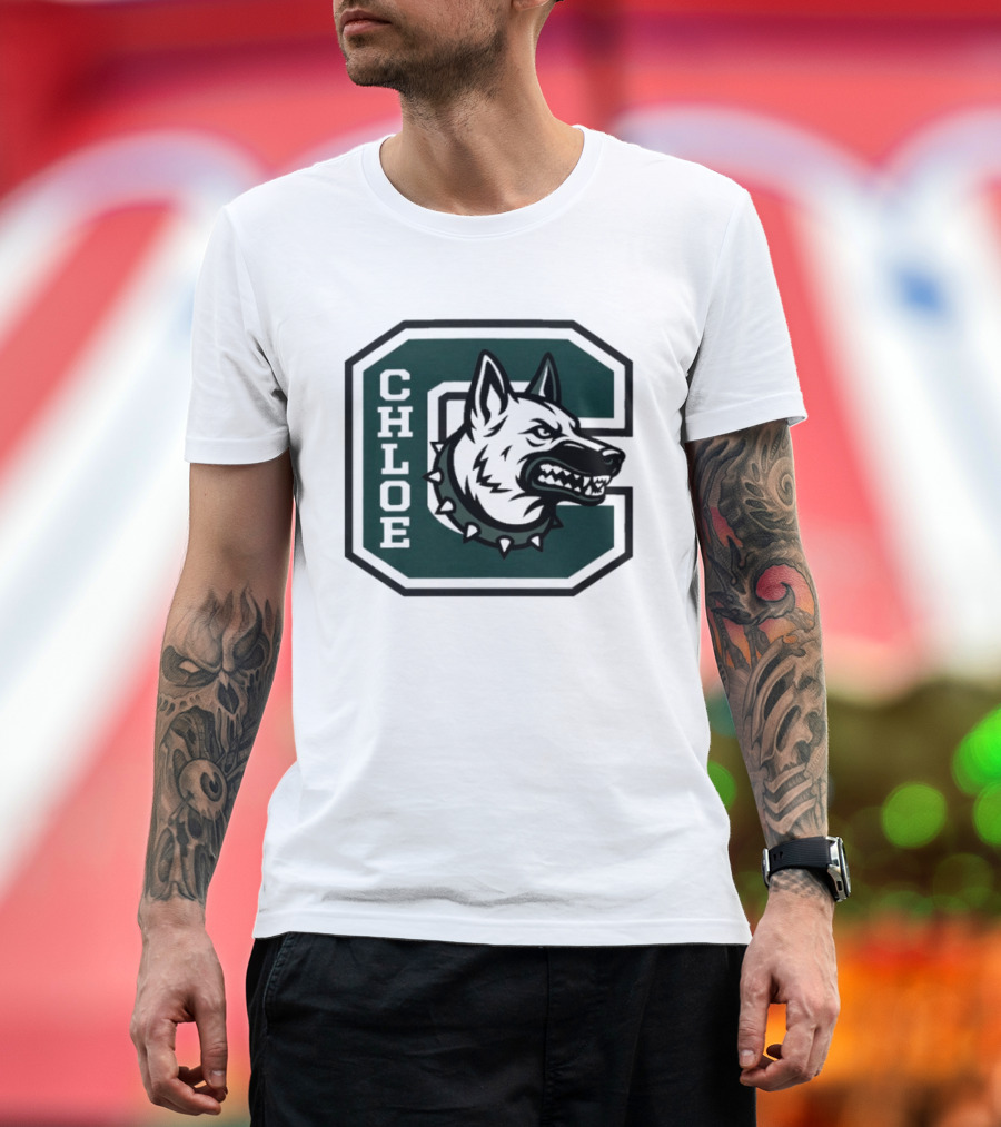 CHLOE C Microdots Dog T-Shirt