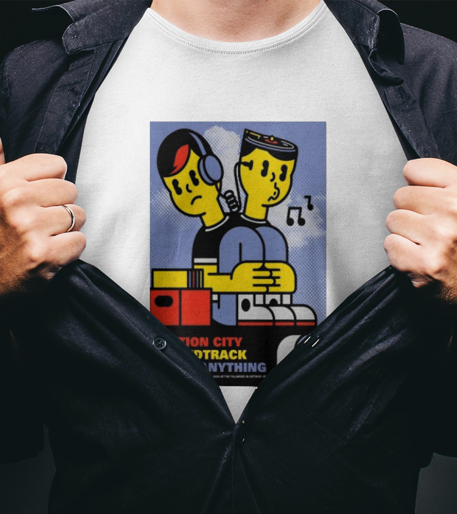 Motion City Soundtrack Say Anything Tour February 10 2026 Fillmore Detroit T-Shirt