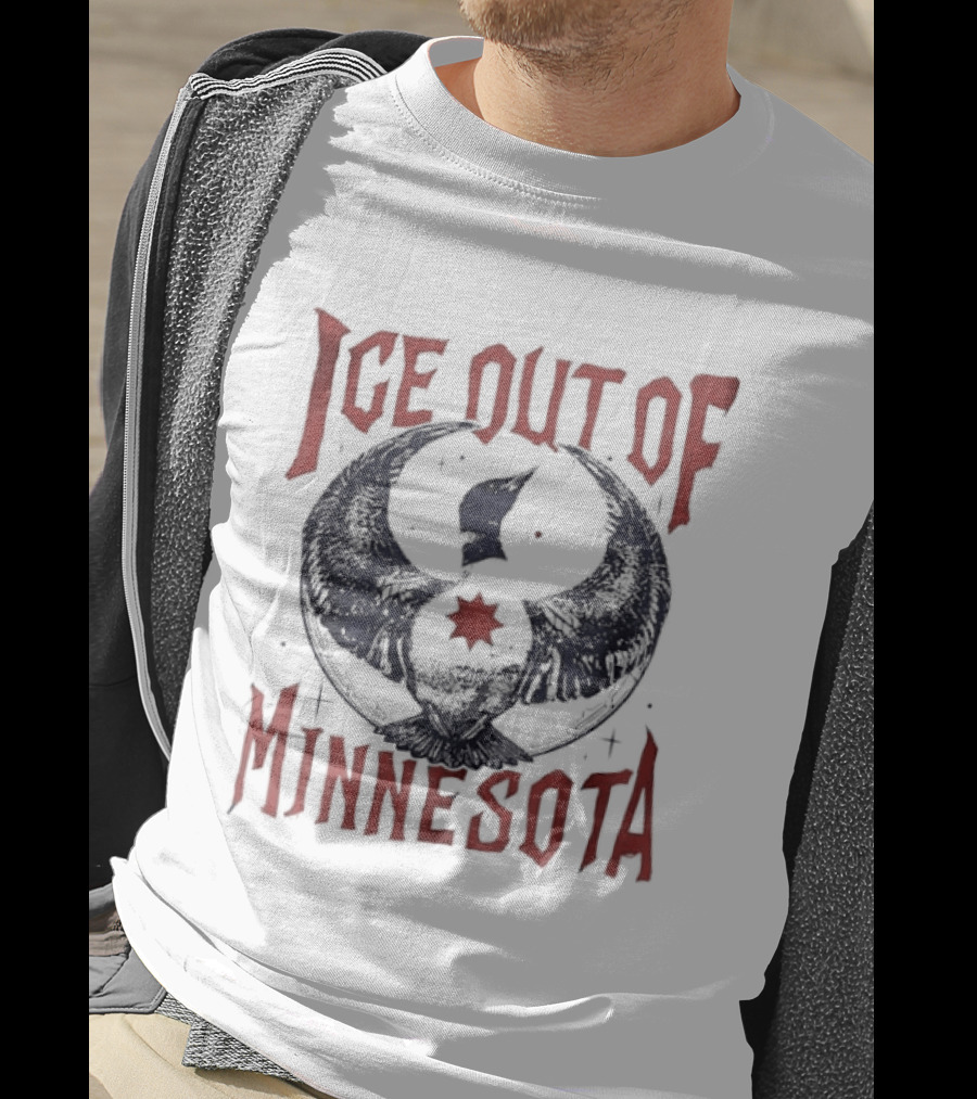 Ice Out Of Minnesota Loon T-Shirt