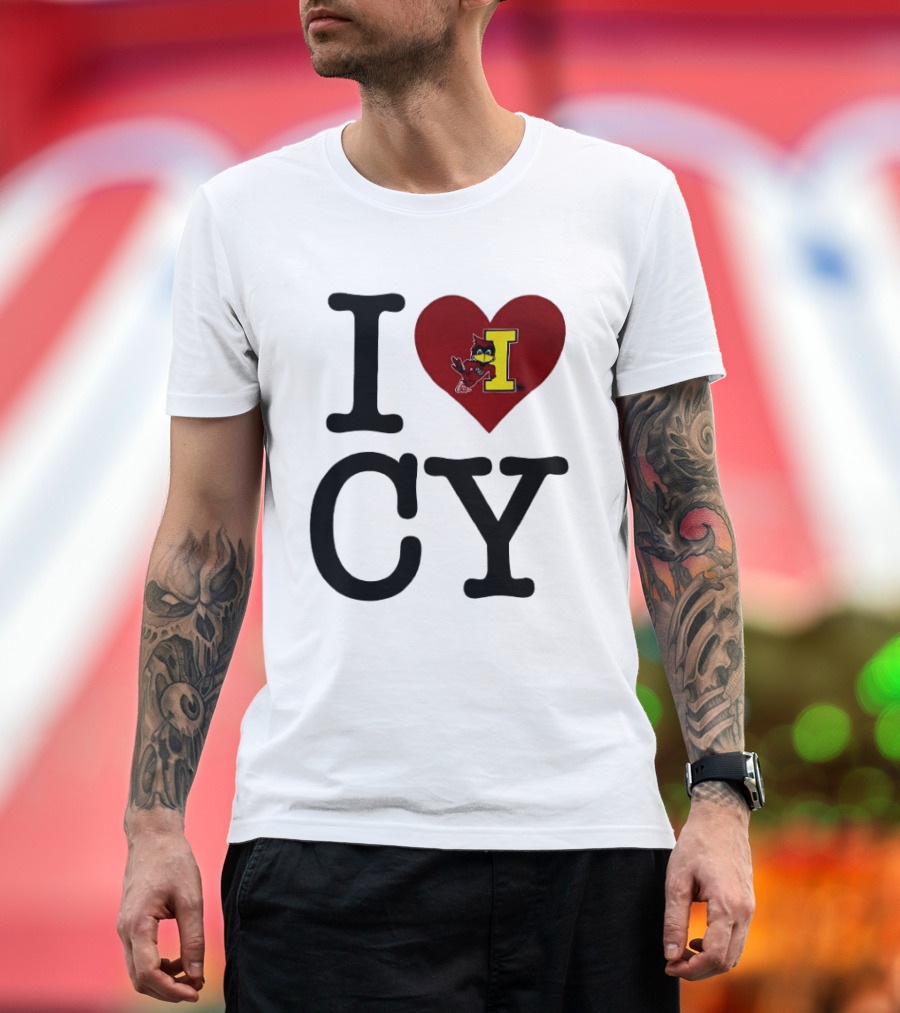 Iowa State Cyclones I Heart CY T-Shirt