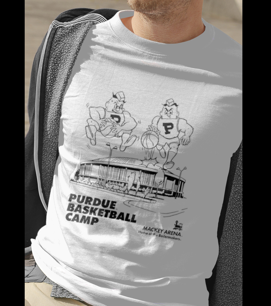 Purdue Basketball Camp Mackey Arena Boilermakers T-Shirt