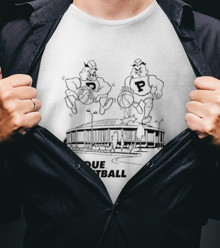 Purdue Basketball Camp Mackey Arena Boilermakers T-Shirt