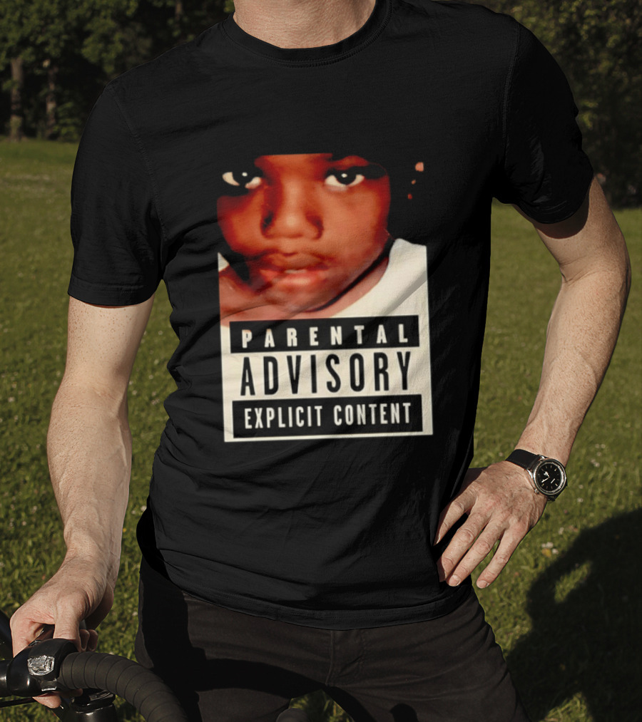 Parental Advisory Explicit Content Baby Keem Casino Album Cover Tracklist T-Shirt