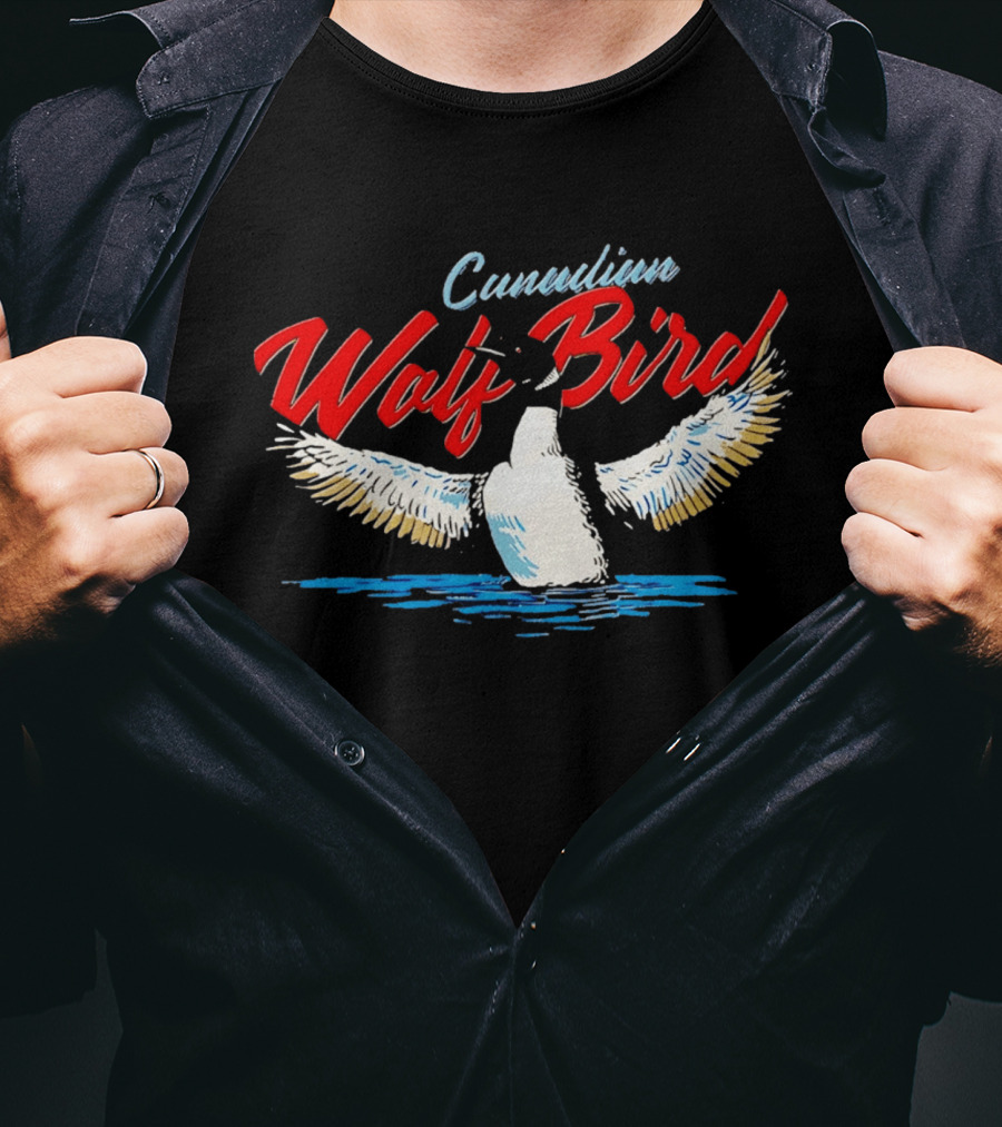 Canadian Wolf Bird Minnesota Loon Lake T-Shirt