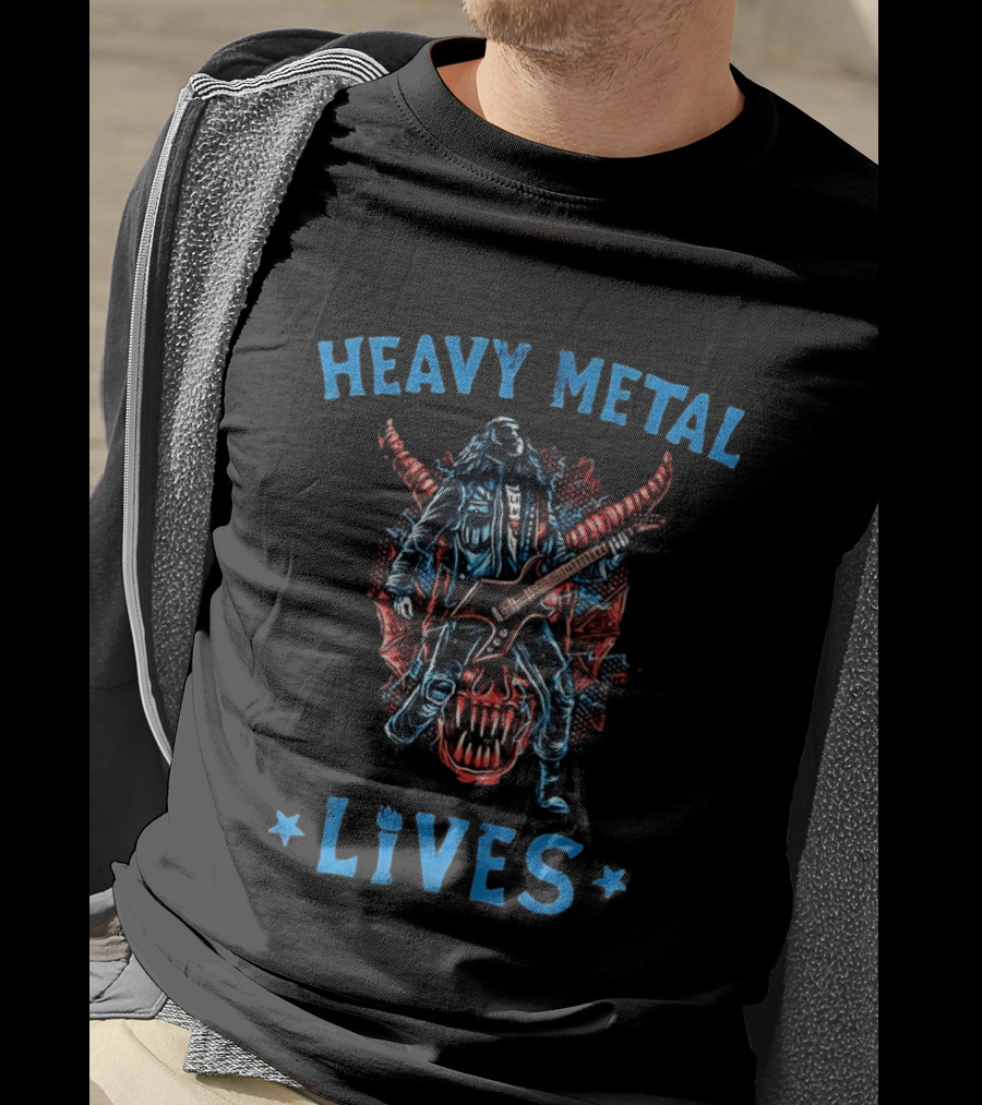 Heavy Metal Lives Guitarist Demon T-Shirt