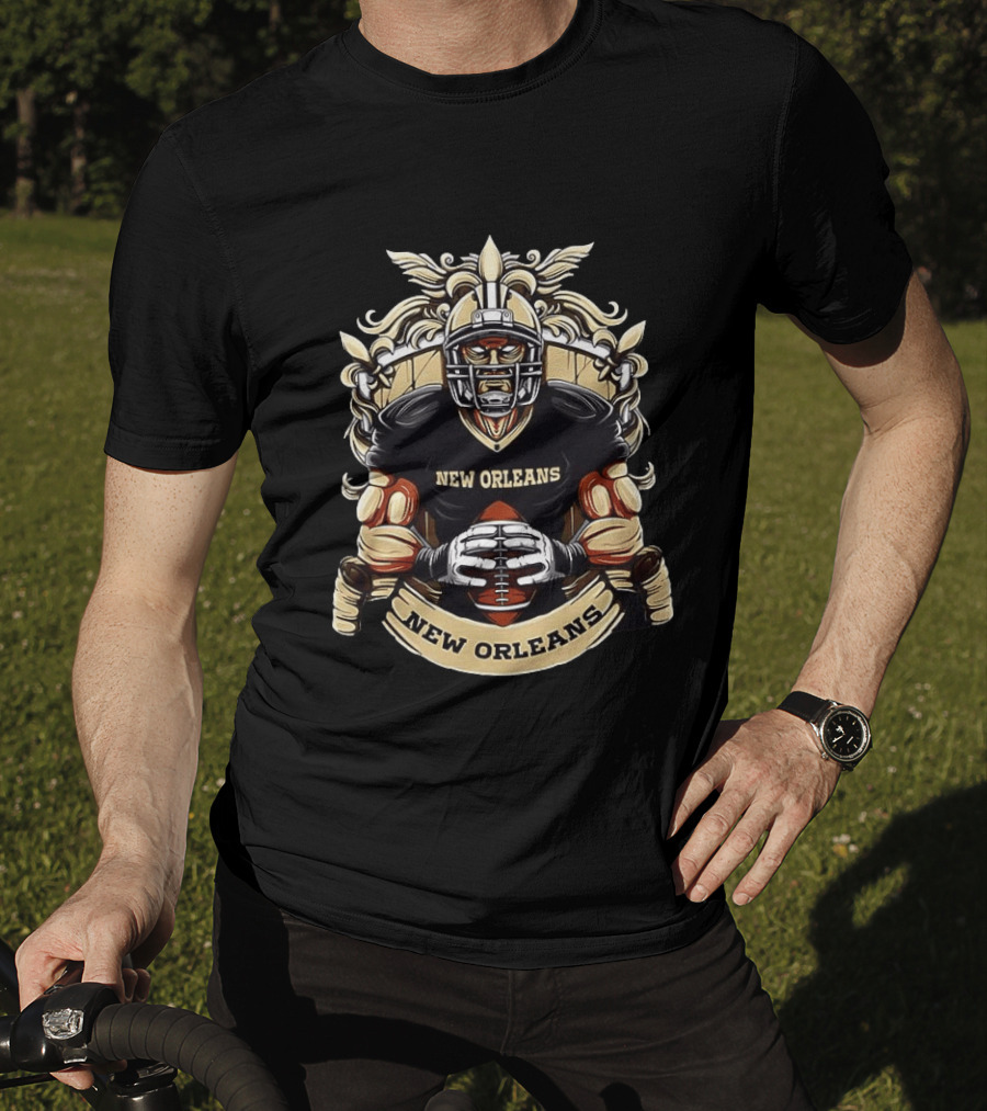 New Orleans Saints Football Crest Warrior T-Shirt