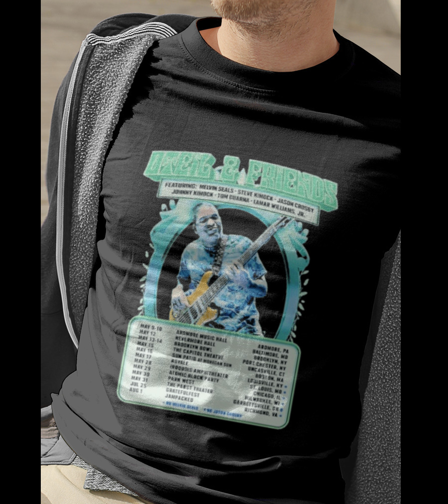 Oteil And Friends 2026 Tour North America Featuring Melvin Seals Steve Kimock City Dates May T-Shirt