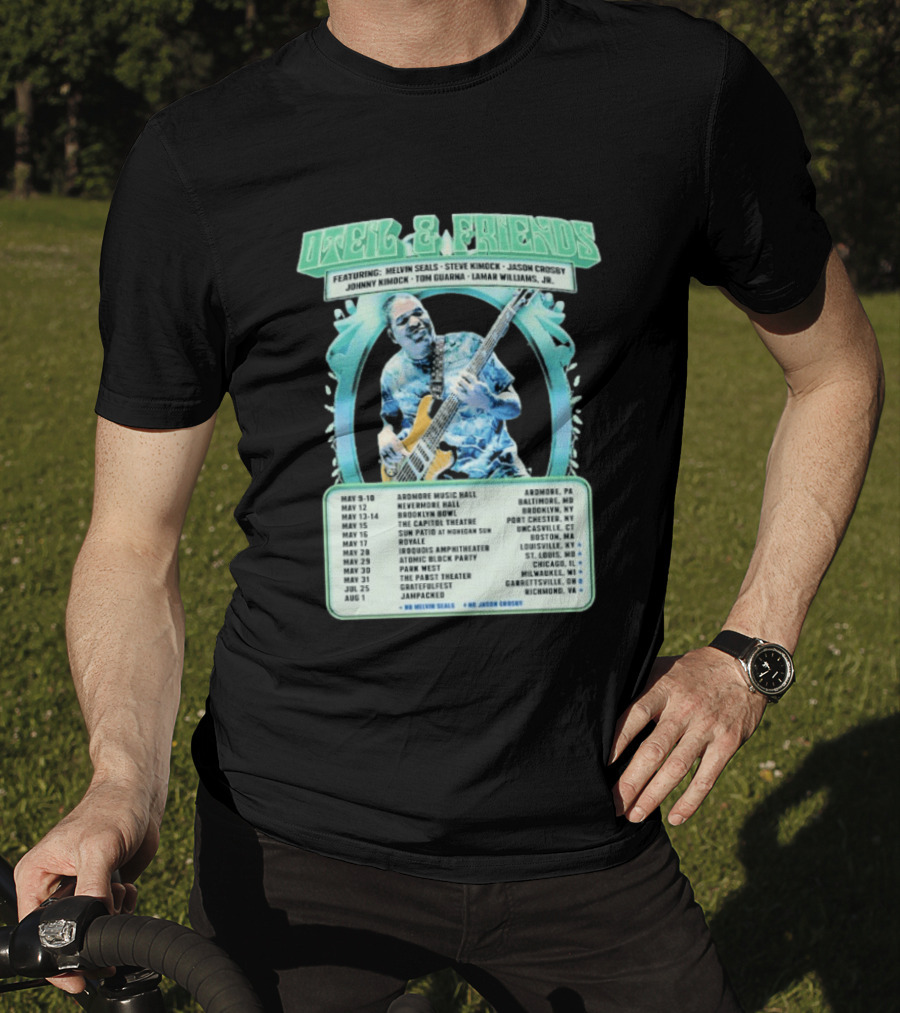 Oteil And Friends 2026 Tour North America Featuring Melvin Seals Steve Kimock City Dates May T-Shirt