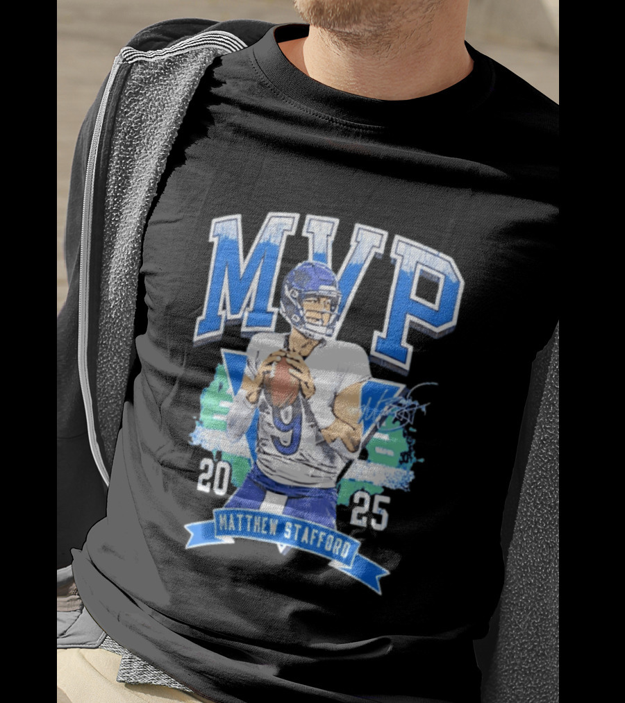 Matthew Stafford MVP 2025 Los Angeles Rams T-Shirt