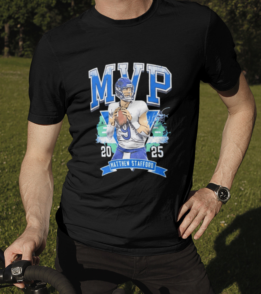 Matthew Stafford MVP 2025 Los Angeles Rams T-Shirt