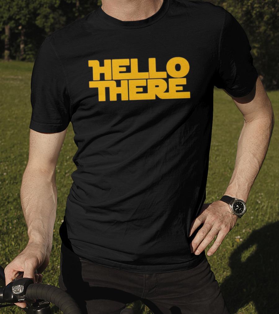 Hello There Obi Wan Kenobi Yellow T-Shirt