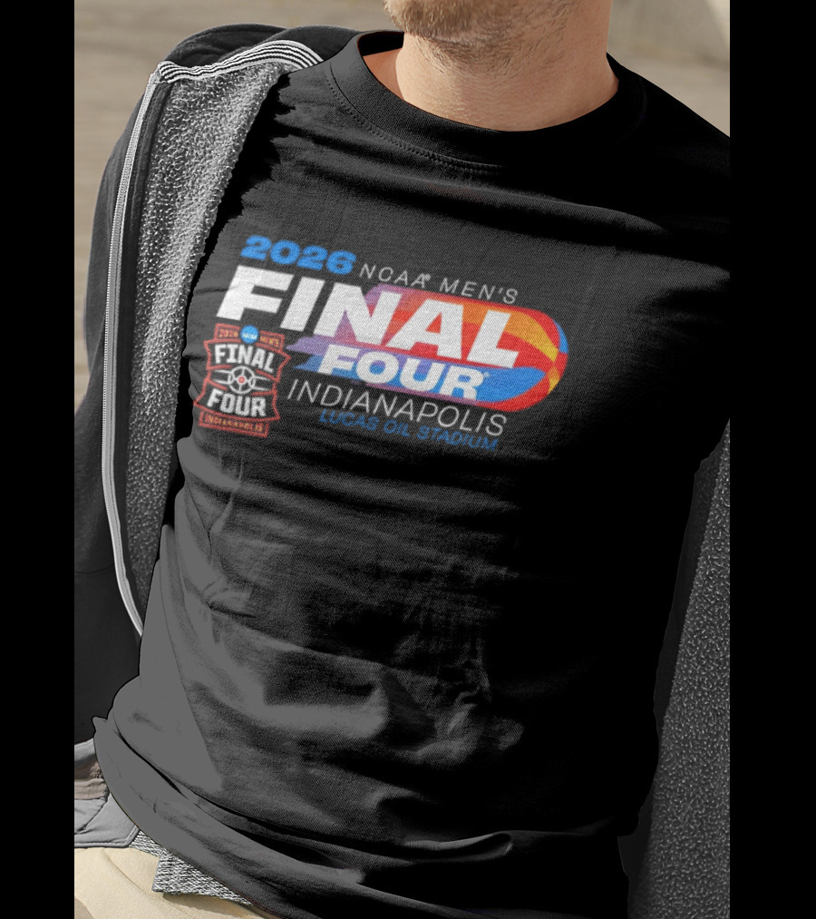 2026 NCAA Final Four Men's Basketball Indianapolis Lucas Oil Stadium T-Shirt