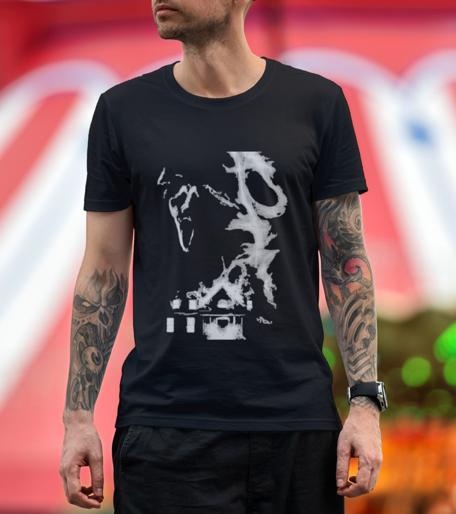 30th Anniversary Scream Kill Tour Texas Chainsaw Massacre Map T-Shirt