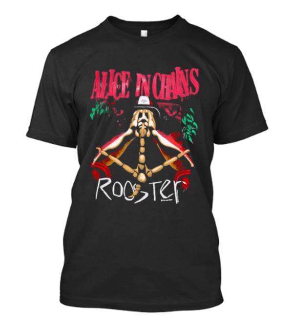 Alice In Chains Rooster 1993 Vintage Grunge Band T-Shirt