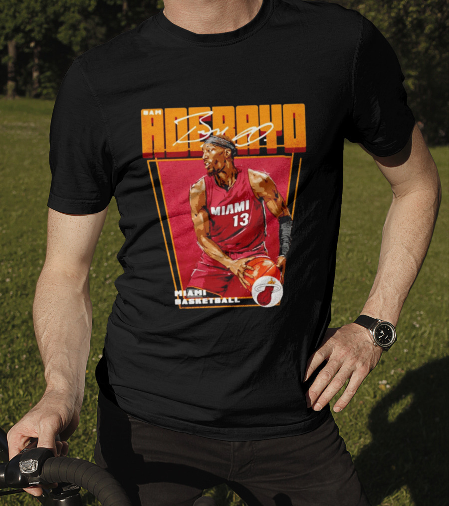 Bam Adebayo Miami 13 Basketball Heat T-Shirt