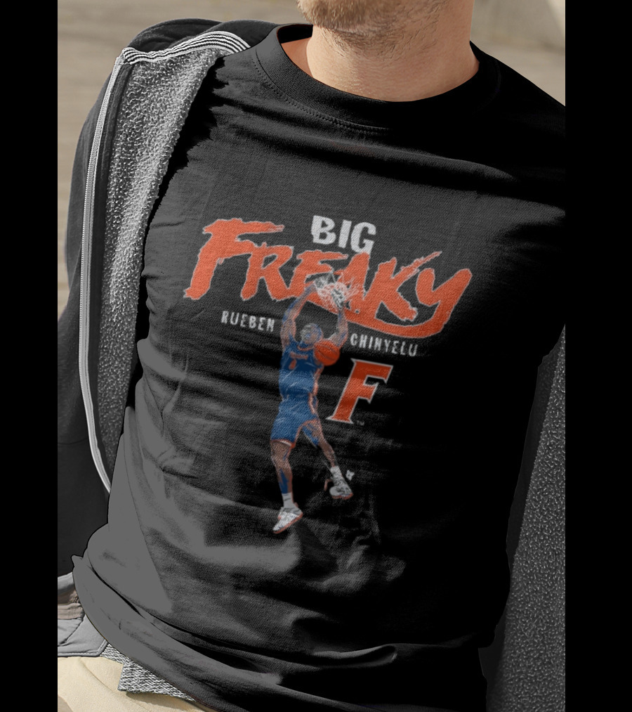 Rueben Chinyelu Big Freaky Florida Basketball T-Shirt