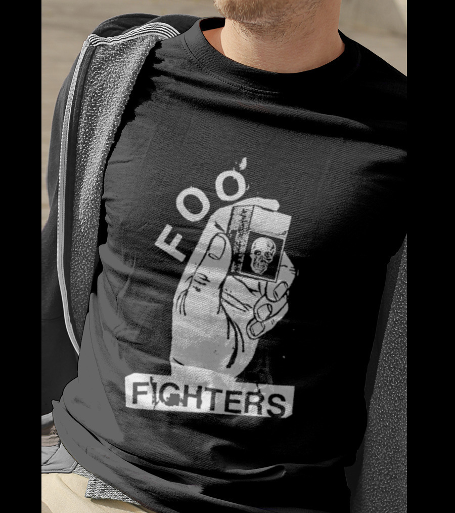 Foo Fighters Hand Holding Lighter Image Choose Your Colour T-Shirt