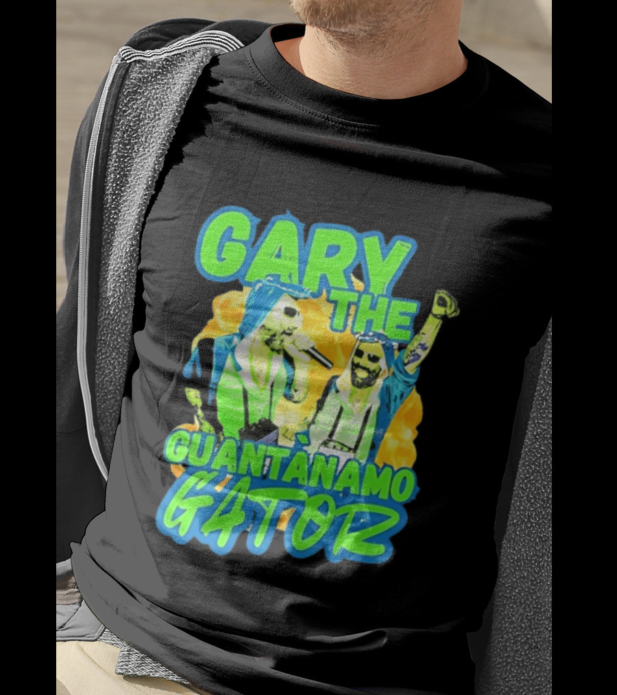 Gary The Guantanamo Gator Retro Pop Culture T-Shirt