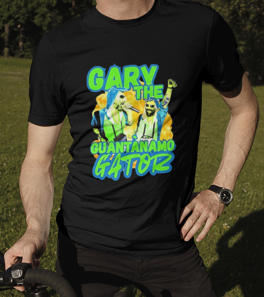Gary The Guantanamo Gator Retro Pop Culture T-Shirt