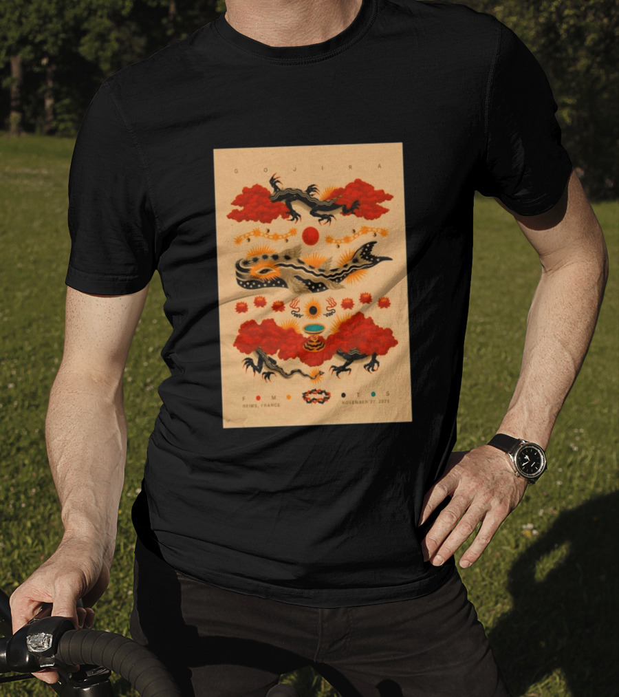 Gojira Reims France November 27 2026 Event T-Shirt